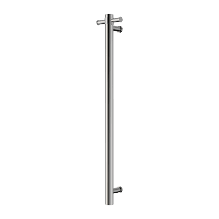 Mecca 240V Single Vertical Heated Towel Rail Chrome (NRV902hCH)