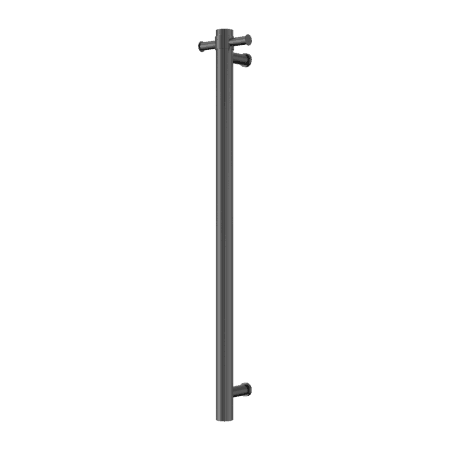 Mecca 240V Single Vertical Heated Towel Rail Gun Metal (NRV902hGM)