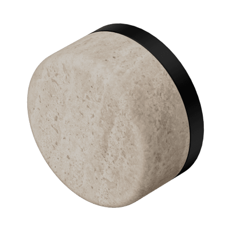 Serenity Rome Travertine Handle Matte Black (24C008MB)