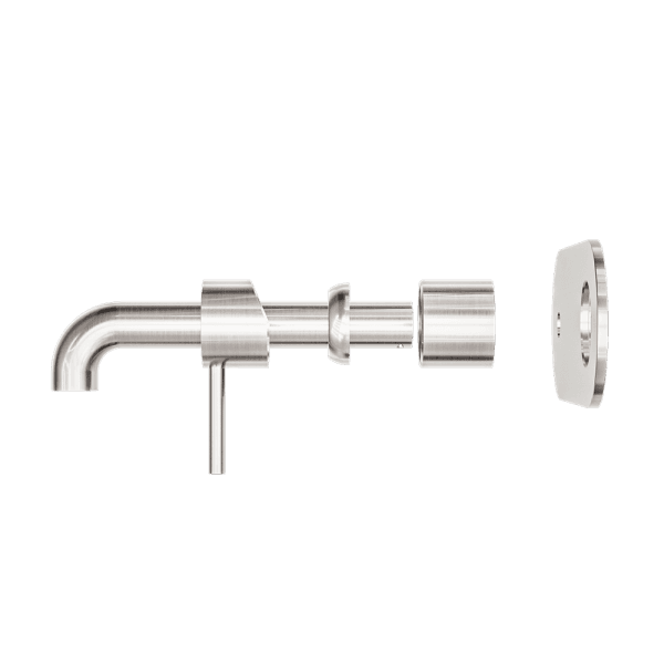Zen SS316L Wall Basin/Bath Mixer 185/230mm Spout Trim Kits Only Brushed Nickel (NR162210a185tBN/NR162210a230tBN)