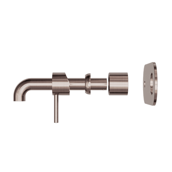 Zen SS316L Wall Basin/Bath Mixer 185/230mm Spout Trim Kits Only Brushed Bronze (NR162210a185tBZ/NR162210a230tBZ)