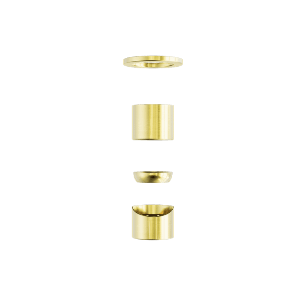 Zen SS316L Shower Mixer Trim Kits Only Brushed Gold (NR162211tBG)