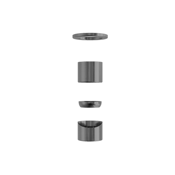 Zen SS316L Shower Mixer Trim Kits Only Graphite (NR162211tGR)