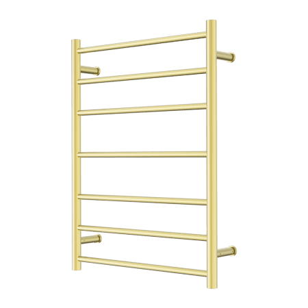 Mecca 240V 7 Bar Heated Towel Ladder Brushed Gold (NR190003hBG)