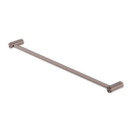 NEW MECCA SINGLE TOWEL RAIL 600MM BRUSHED BRONZE (NR2324BZ)