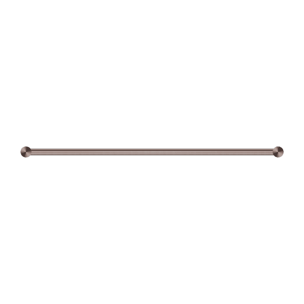 NEW MECCA SINGLE TOWEL RAIL 600MM BRUSHED BRONZE (NR2324BZ)