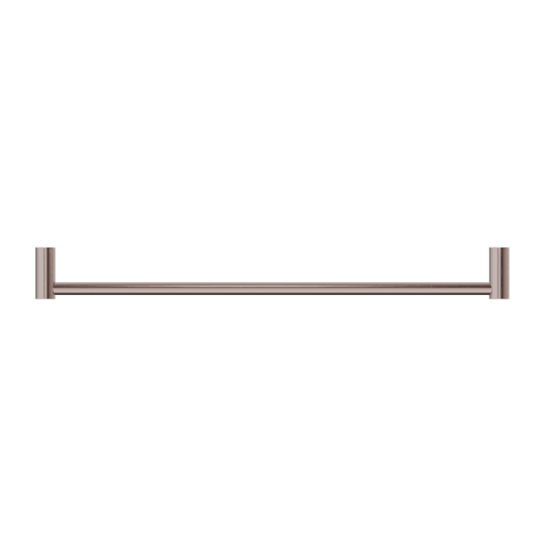 NEW MECCA SINGLE TOWEL RAIL 600MM BRUSHED BRONZE (NR2324BZ)
