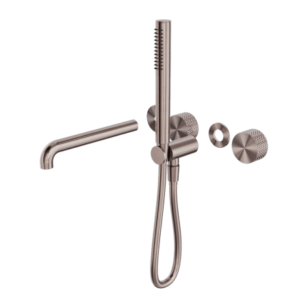 Opal Progressive Shower System Separate Plate With Spout 230/250MM Trim Kits Only Brushed Bronze (NR252003b230tBZ/NR252003b250tBZ)