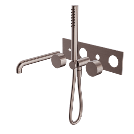 Kara Progressive Shower System With Spout 230/250MM Trim Kits Only Brushed Bronze (NR271903a230tBZ/NR271903a250tBZ)
