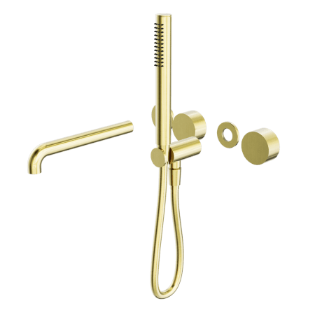 Kara Progressive Shower System Separate Plate With 230/250MM Trim Kits Only Brushed Gold (NR271903b230tBG / NR271903b250tBG)