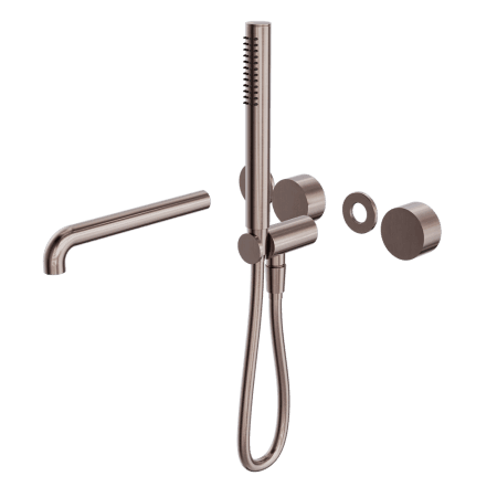 Kara Progressive Shower System Separate Plate With 230/250MM Trim Kits Only Brushed Bronze (NR271903b230tBZ/NR271903b250tBZ)