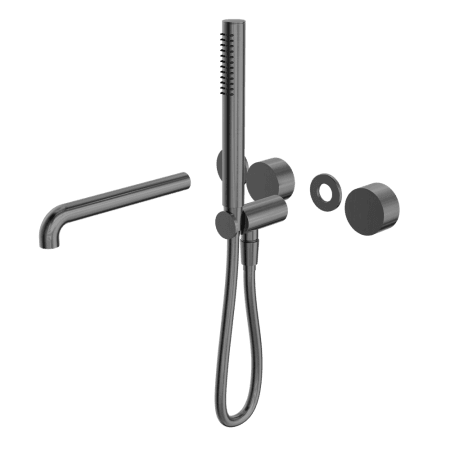 Kara Progressive Shower System Separate Plate With 230/250MM Trim Kits Only Gun Metal (NR271903b230tGM / NR271903b250tGM)