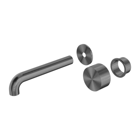 Kara Progressive Wall Basin/Bath Set Trim Kits Only 120/160/185/230/260MM Spout Gun Metal (NR271907at120GM/NR271907at160GM/NR271907at185GM/NR271907at230GM/NR271907at260GM)