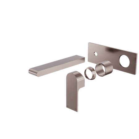 Bianca Wall Basin/Bath Mixer 187/230 mm Brushed Bronze (NR321510atBZ / NR321510btBZ)