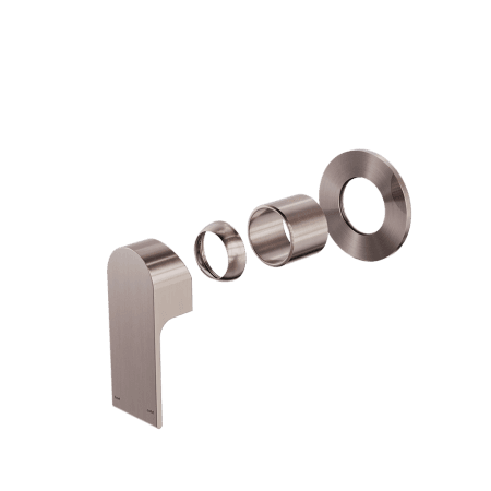 Bianca Shower Mixer 80mm Plate Trim Kits Only Brushed Bronze (NR321511dtBZ)