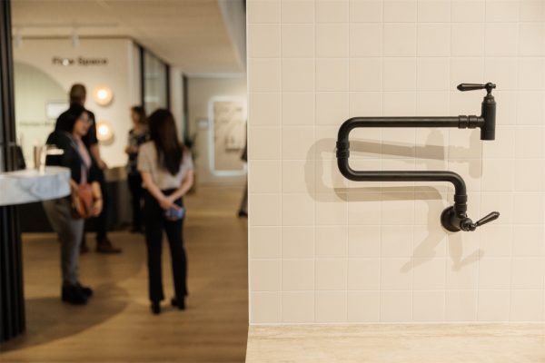 York Wall Mounted Pot Filler Matte Black (NR692103cMB)