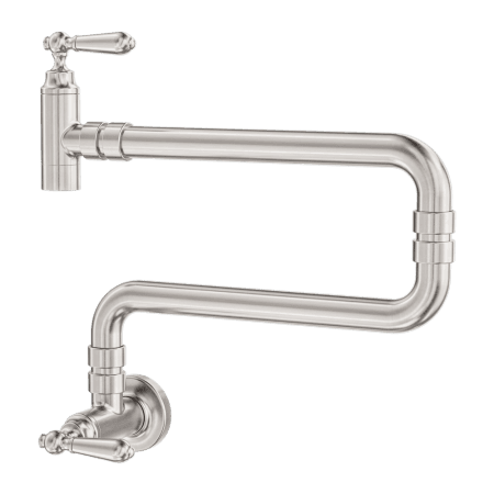 York Wall Mounted Pot Filler Brushed Nickel (NR692103cBN)