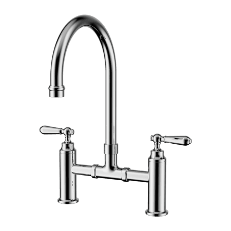 York Bridge Kitchen Set Chrome (NR692107bCH)