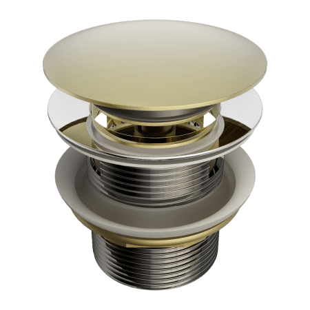 Pop Up Bath Waste 40mm With Overflow Brushed Gold (NRA710BG)