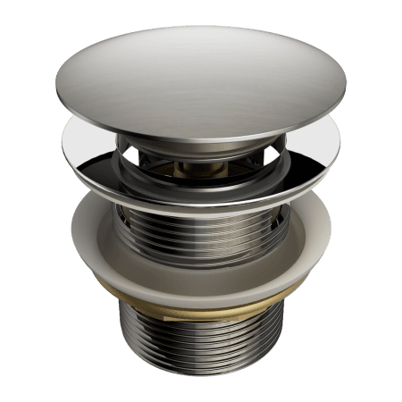 Pop Up Bath Waste 40mm With Overflow Brushed Nickel (NRA710BN)