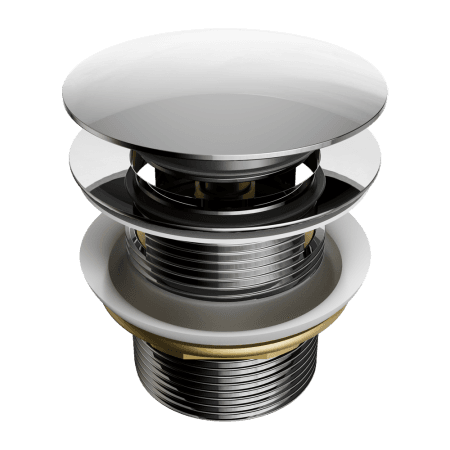 Pop Up Bath Waste 40mm With Overflow Chrome (NRA710CH)