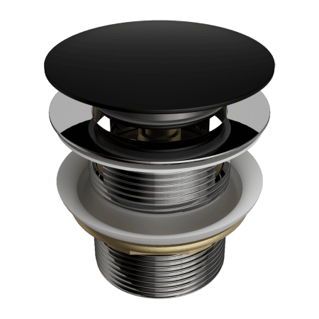 Pop Up Bath Waste 40mm With Overflow Matte Black (NRA710MB)