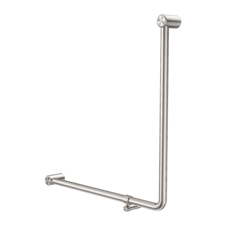 Mecca Care 32mm 90 Degree NZ4121 Accessible Toilet Grab Rail 750X750mm Brushed Nickel (NRCR3290bBN)