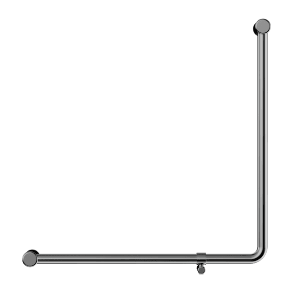 Mecca Care 32mm 90 Degree NZ4121 Accessible Toilet Grab Rail 750X750mm Chrome (NRCR3290bCH)