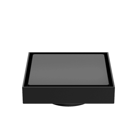 100mm Square Tile Insert Floor Waste 80mm Outlet Matte Black (NRFW009MB)