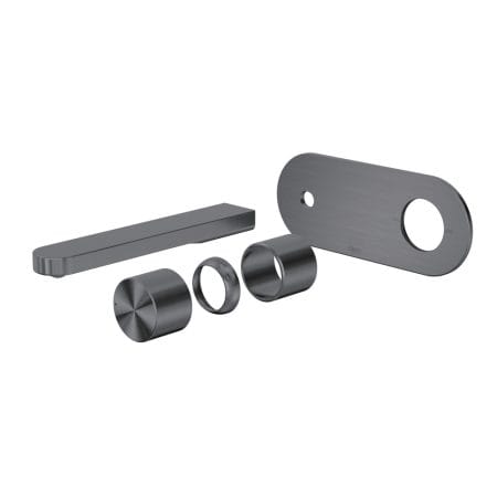 Pure SS316L Wall Basin/Bath Mixer Trim Kits Only Graphite (NR172210atGR)