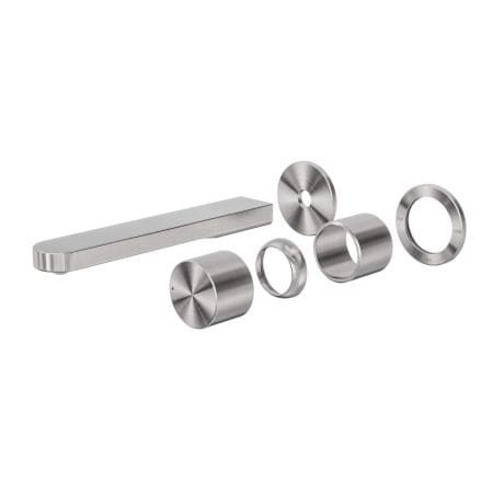 Pure SS316L Wall Basin/Bath Mixer Separate Back Plate Trim Kits Only Brushed Nickel (NR172210btBN)
