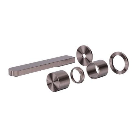 Pure SS316L Wall Basin/Bath Mixer Separate Back Plate Trim Kits Only Brushed Bronze (NR172210btBZ)