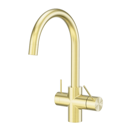 Mecca 3 Way Filtered Mixer Tap Brushed Gold (NR221907eBG)