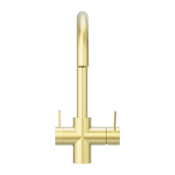 Mecca 3 Way Filtered Mixer Tap Brushed Gold (NR221907eBG)