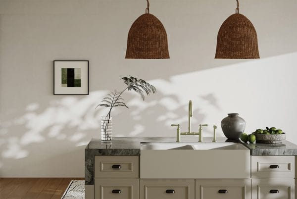 York Bridge Kitchen Set With Hand Spray Aged Brass (NR692108aAB)