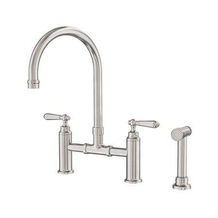 York Bridge Kitchen Set With Hand Spray Brushed Nickel (NR692108aBN)