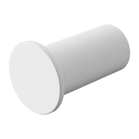 Mecca Robe Hook Slim Matte White (NR1982bMW)