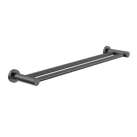 Dolce II Double Towel Rail 600MM Gun Metal  (NR2024dGM)