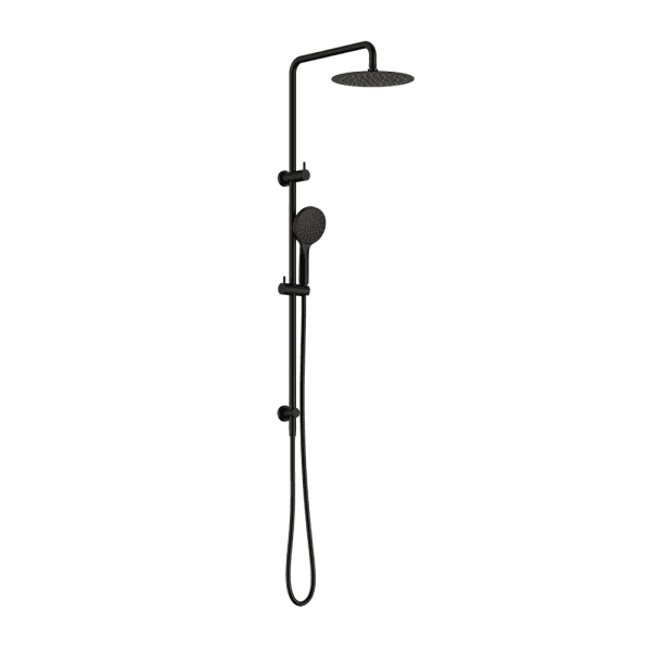 Dolce II Round Project Twin Shower Matte Black (NR232105gMB)