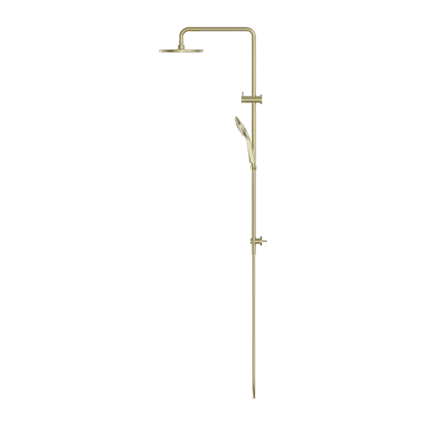 Round Twin Shower With Air Shower I Brushed Gold (NR250805d01BG)