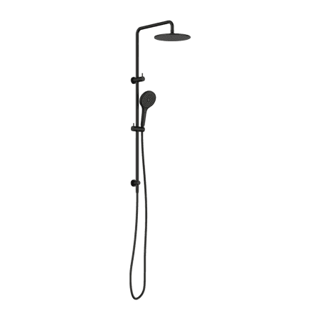 Round Twin Shower With Air Shower II Matte Black (NR250805d02MB)