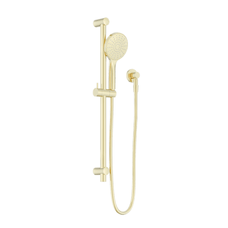 Dolce II Round Metal Project Shower Rail Brushed Gold (NR322BG)