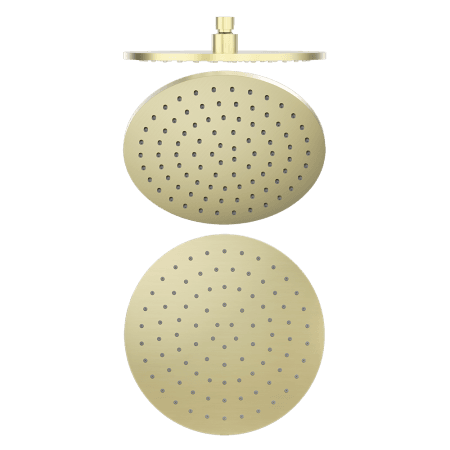 248MM Round Stainless Steel Round Rainfall Shower Head Brushed Gold (NR507046BG)