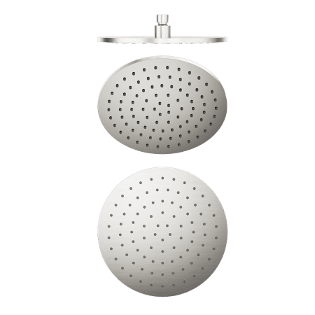 248MM Round Stainless Steel Round Rainfall Shower Head Brushed Nickel (NR507046BN)