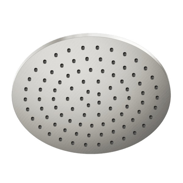 248MM Round Stainless Steel Round Rainfall Shower Head Brushed Nickel (NR507046BN)