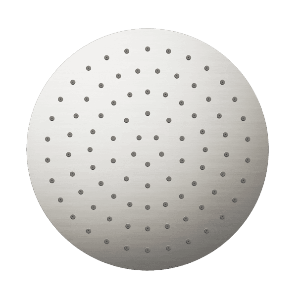 248MM Round Stainless Steel Round Rainfall Shower Head Brushed Nickel (NR507046BN)