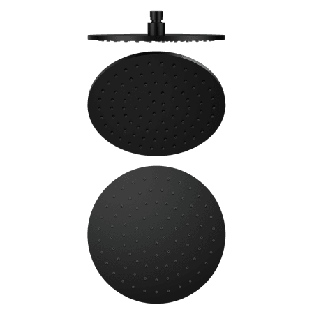 248MM Round Stainless Steel Round Rainfall Shower Head Matte Black (NR507046MB)