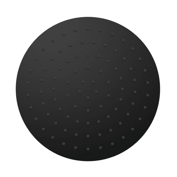248MM Round Stainless Steel Round Rainfall Shower Head Matte Black (NR507046MB)