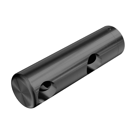 Mecca Care Make Your Own 25mm Grab Rail Double Towel Bracket Left Gun Metal (NR5390421GM)