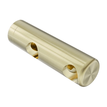 Mecca Care Make Your Own 25mm Grab Rail Double Towel Bracket Right Brushed Gold (NR5390422BG)